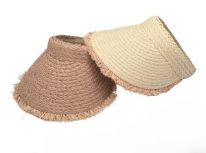Chapeau de paille tissé à la main brodé sur mesure HKZB pour femmes, chapeau de soleil à large bord d'été, chapeau de plage, protection UV pour les vacances - Product Image 3