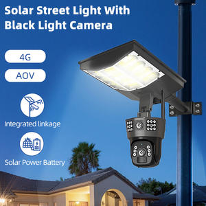 3MP + 3MP năng lượng mặt trời ánh sáng đường phố CCTV Camera 4G tầm nhìn ban đêm không thấm nước cảm biến chuyển động 4K wifi an ninh PTZ LED đèn trong nhà sử dụng ngoài trời - Product Image 2