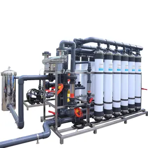 Mesin Pemurni Air Filter FRP 30T Kualitas Tinggi Desalinasi UF Filter Air Membran Ultrafiltrasi Perumahan