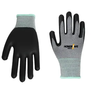 factory wholesale general use gloves foam Industrial Construction Hand Protection Men Grip Foam Coated gloves