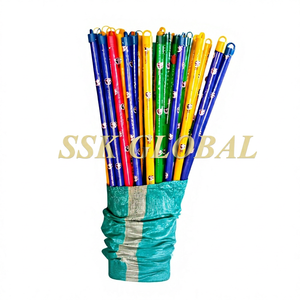 Mejor Precio, Escoba con Diseño de Panda, Palo de Madera de Eucalipto con Revestimiento de PVC, 2.2 x 120 cm, Recogedor con Cerdas Suaves, Ecológico, para Limpieza del Inodoro - Product Image 2