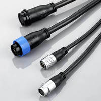 Rangkaian Kabel Konektor WEIPU SP25 Asli IP68 2-19Pin Berlapis Emas untuk Uji Baterai Kelautan IPC-620 OEM