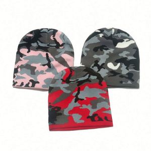 Gorro de Punto Acrílico Personalizado con Estampado Jacquard a Cuadros y Camuflaje, para Ciclismo al Aire Libre, Unisex, Talla Única - Product Image 2