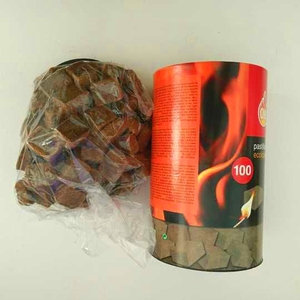 Allume-feu en bois naturel, paquet de 100, allume-feu en fibres de bois durables pour le camping, les barbecues, les fours à pizza et toutes occasions - Product Image 3