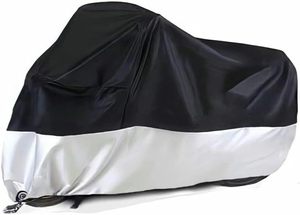 Housse de <span class=keywords><strong>moto</strong></span> imperméable et coupe-vent personnalisée avec logo 190T pour VTT noir - Product Image 2
