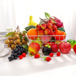 Fruits artificiels en mousse <span class=keywords><strong>de</strong></span> simulation 2025 : oranges, bananes, citrons verts, pommes pour la maison, la cuisine et Pâques - Product Image 2