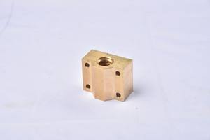 Écrou à vis trapézoïdale | Type de bloc large | Options en laiton/acier au carbone/plastique - Product Image 3