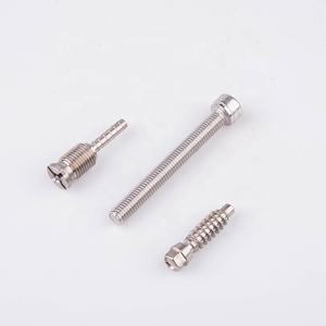 Parafuso de minhoca de aço inoxidável sus304 da máquina cnc com extremidade da redução - Product Image 6