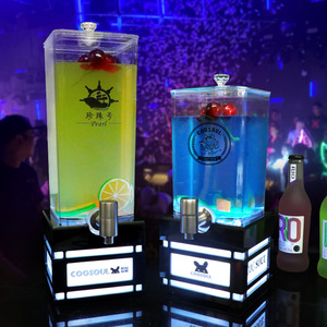 Wan Zhan <b>Beer</b> Server 3L Luminous Dispenser Rectangle Bar Use - Product Image 3