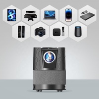 Proyector LCD Inalámbrico Portátil de Bolsillo 1080P CAIWEI A3+ Android 7500 Lúmenes Compatible con 4K HIFI Estéreo para Teléfono, Tableta y PC