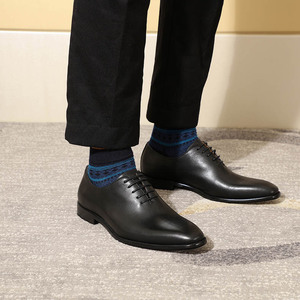 Zapatos formales de cuero a la moda, zapatos de boda hechos a mano, zapatos casuales para hombre, zapatos formales con cordones hechos a medida para hombre - Product Image 3