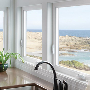 Fenêtres à battants horizontaux en PVC triple panneau avec moustiquaire pliante/magnétique en acier inoxydable, grande ouverture pour une ventilation optimale - Product Image 3