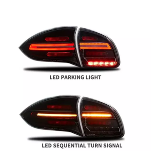 Feux de <span class=keywords><strong>voiture</strong></span> pour Porsche 958 Cayenne Feu arrière LED 2011-2014 Feu arrière Signal Drl Arrêt Frein Animation Automobile Accessoire - Product Image 2