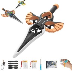 Ept điều khiển kép RC đồ chơi sáng laser thanh kiếm và 360 độ cán bay không người lái bọt từ xa bay thanh kiếm - Product Image 2