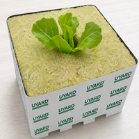 Cubes de laine de roche hydroponiques pour la culture de légumes en serre, blocs de plantation en laine de roche