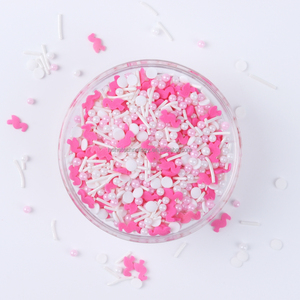 Confettis roses en forme de flamant rose, fournitures pour la décoration de gâteaux, supports pour la Saint-Valentin - Product Image 2