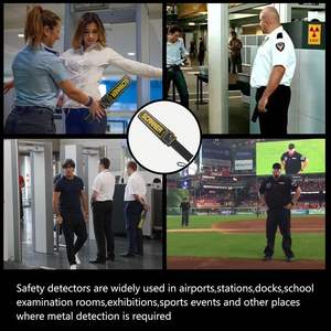 Averguard גלאי מתכות כף יד בעל רגישות גבוהה סורק הגנה אבטחה עבור סכיני נשק מתכתיים אלקטרוניים שונים - Product Image 6