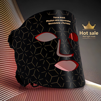 Masque facial LED portable en silicone à lumière rouge 630 nm, appareil de photothérapie beauté, vente chaude