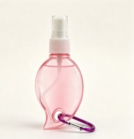 Flacon pulvérisateur en PETG en forme de cœur, 30ml/50ml, personnalisable, avec crochet, pour parfum de voyage portable – Vente en gros