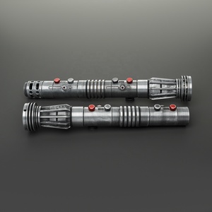 Sabre laser Nexussabers Darth Maul vieilli, lourd, pour duels, changement de couleur infini, poignée en métal, <span class=keywords><strong>épée</strong></span> pour cosplay, jouets lumineux - Product Image 5