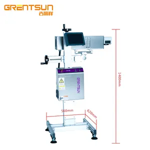 Satın lazer markalama makinesi şişeler teller boruları Co2 Galvo lazer CNC lazer markalama oyma makinesi üretim hattı için UV Fiber