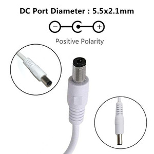 24V 2A AC/DC <strong>Power</strong> Supply <strong>Adapter</strong> 5.5*2.1mm Male Connector to US Plug <strong>Adapter</strong> <strong>Power</strong> Cord for <strong>LED</strong> Light <strong>Strips</strong>, Cameras - Product Image 3