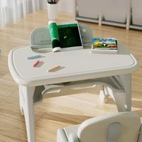 Ensemble de tables et chaises d'étude pour enfants, design moderne, matériau PE, ergonomique, durable, pour chambres, salons, salles à manger, écoles