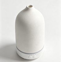 Humidificateur d'air ultrasonique pour pièce de 200 ml, diffuseur d'arômes en céramique, télécommande, diffuseur d'huiles essentielles de bureau