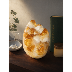 Grappe d'œufs de citrine naturelle : Harmonie dorée Reiki/Chakra/Énergie/Thérapie Décoration d'intérieur Poids : 1800 g - Product Image 3