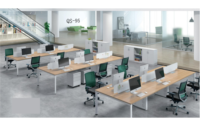 Pied de table en métal simple et élégant pour bureau d'ordinateur, avec design modulaire et cadre en fer durable, idéal pour les bureaux et les immeubles de bureaux.