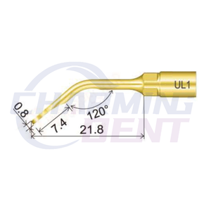 <span class=keywords><strong>Dental</strong></span>-Piezo-Chirurgie-Spitzen UL1: Goldene Knochenschneide-Spitzen für Piezosurgery-Einheiten mit manueller Stromquelle - Product Image 2