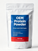 Poudre de protéines de lactosérum OEM, complément protéiné, isolat de protéines de lactosérum, concentré de protéines de lactosérum, soutient la récupération musculaire