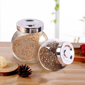 Venta al por Mayor de Frascos de Vidrio Transparente Esféricos de Alta Calidad de 100ml, 480ml y 750ml Personalizables para Almacenamiento de Nueces y Condimentos <span class=keywords><strong>en</strong></span> <span class=keywords><strong>la</strong></span> <span class=keywords><strong>Cocina</strong></span> - Product Image 6