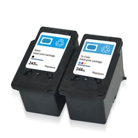 Kartrid Tinta Pengganti PG245XL PG-245X CL246XL CL-246 untuk Printer Canon PIXMA TR4500/TR4520/TR4522/TR4527