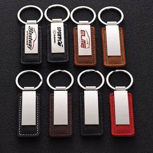 Llavero de Cuero Personalizado, Llavero de Cuero Hecho a Mano con Logotipo de Marca de Coche, Fabricante de Aleación de Zinc, Venta al por Mayor, PU - Product Image 4