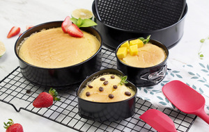Venta al por mayor de moldes para tartas antiadherentes redondos de acero al carbono de 4-10 pulgadas moldes para tartas de queso con <span class=keywords><strong>molde</strong></span> para Tartas con fondo extraíble - Product Image 6