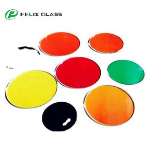 เลนส์กรองแสงแก้วโกโบ้แบบเต็มสีที่ผ่านกระบวนการเลเซอร์แบบกำหนดเองของ FELIX พร้อมเคลือบ AR/AF/AG และการส่งผ่านแสงได้ 96% - Product Image 2