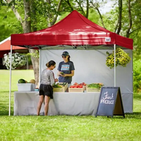 Tente de réception personnalisée avec logo par sublimation, grand auvent intérieur/extérieur, tente de glamping solide et de marque pour la décoration de fêtes