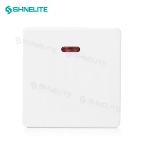 Shinelite CE CB GCC aprobado Nueva Placa de diseño de malla 20A Calentador de agua y aire acondicionado Interruptor eléctrico de pared