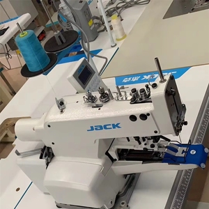 Máquina <span class=keywords><strong>de</strong></span> coser industrial <span class=keywords><strong>de</strong></span> ojal <span class=keywords><strong>de</strong></span> cadena mecánica Jack 1377e nueva, con motor <span class=keywords><strong>de</strong></span> alta seguridad y tres <span class=keywords><strong>tipos</strong></span> <span class=keywords><strong>de</strong></span> <span class=keywords><strong>botones</strong></span>. - Product Image 5