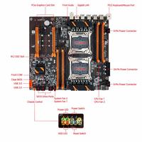 Carte mère de station de travail haute performance Yingjie X99 Dual LGA2011-3 avec 8 emplacements DDR4 DIMM