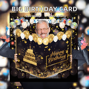 การ์ดอวยพรกระดาษขนาดใหญ่หรูหราเป็นมิตรกับสิ่งแวดล้อม สมุดเยี่ยมขนาดยักษ์ ปั๊มทอง พิมพ์ออฟเซ็ต รูปทรงสี่เหลี่ยมผืนผ้า สำหรับงานวันเกิด - Product Image 2