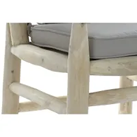 Siège en polyester gris clair SILLON avec hauteur 92 cm, largeur 65 cm, profondeur 80 cm
