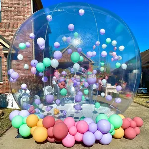 Wholesale outdoor balloon party ideas commercial transparent dome tent inflatable bubble photo booth