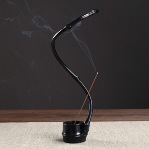Bamboo <b>Incense</b> <b>Holder</b> With Branches Zen Style Handmade Aromatherapy Burner Indoor Ornament Creative <b>Incense</b> Stand - Product Image 1