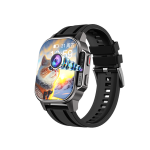 Montre connectée 4G AMOLED Android 2026 B22 avec suivi de fréquence cardiaque et de sommeil, appels vidéo, TikTok/Facebook/<span class=keywords><strong>Twitter</strong></span>/<span class=keywords><strong>WhatsApp</strong></span>, IP67/IP68, carrée - Product Image 3