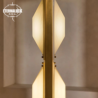 Lámpara de Pie LED de Alabastro Minimalista para Decoración de Interiores, Sala de Estar, Hogar, Villa