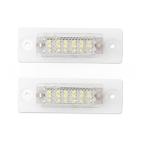 Lumière de plaque d'immatriculation LED pour voiture, blanche, Canbus, pour VW Passat B5.5 B6 Transporter T5 Jetta Mk5 Touran MK1 Caddy Golf Plus Mk5