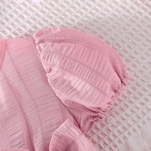 Vestidos Casuales de Princesa para Bebés Niñas de 0 a 36 Meses, Vestido de Verano con Mangas Cortas Abullonadas y Volantes para Cumpleaños - Product Image 4