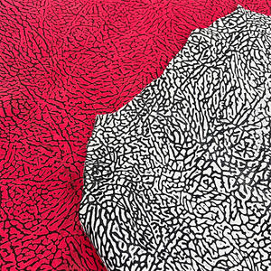 Piel de vaca genuina de capa superior con elefante esmerilado y patrón de tiburón impreso en cuero importado para bolsos, zapatos, equipaje - Product Image 6